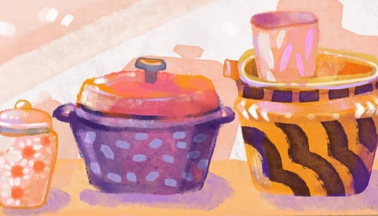 طرز تهیه کته پلو زعفرانی