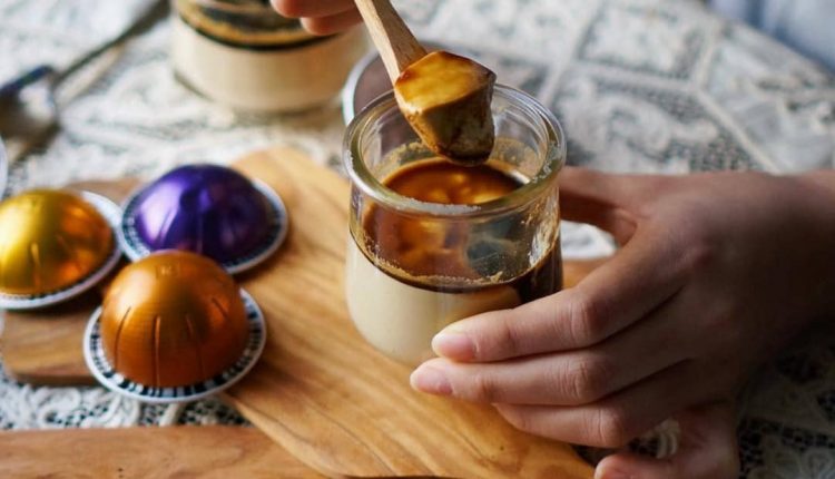 طرز تهیه پودینگ قهوه