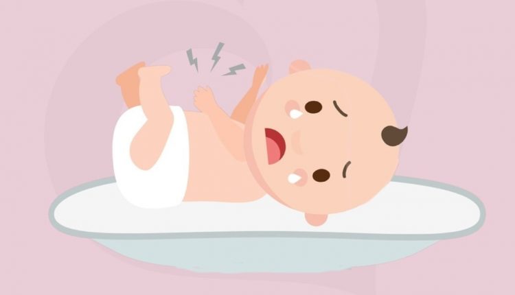  نفخ شکم نوزاد